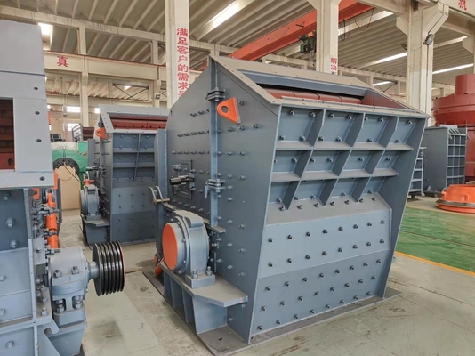기술 지침 설치 하에 50-300 T/H 석회암 대리석 충격 분쇄기