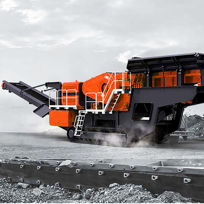 80-250kW 모터 파워 150-300tph 용량 모바일 턱 충격 콩 크레셔 공장