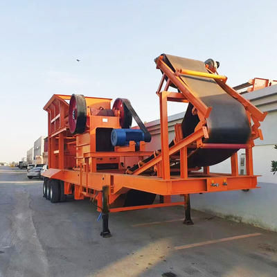 YD938E69/YD1142E710/YD1349E912 돌 금 광석 150-300tph 모바일 턱 분쇄기