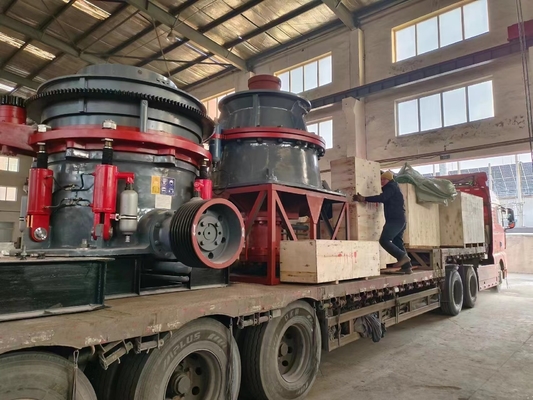 30-280kw 모터 전력 사용자 정의 중간 경도가 부서지기 쉬운 광석을위한 스프링 코너 크레셔