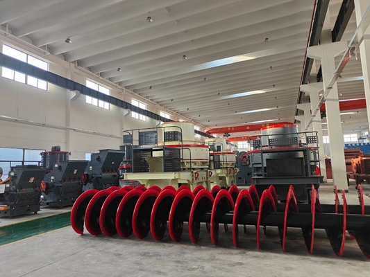 모터 전력 11-18.5kw 내 T / H 100-350tph 용량의 나선 모래 세척기