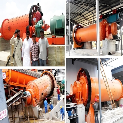 1-50 Tph 석회석 공 밀링 팩 전체 무게 16000kg